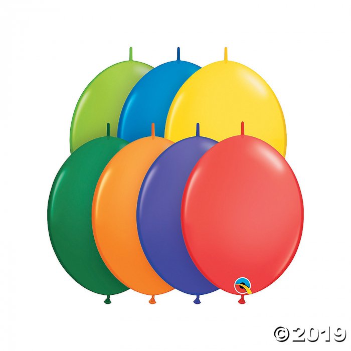 Quick Link Carnival 12" Latex Balloon Assortment (50 Piece(s))