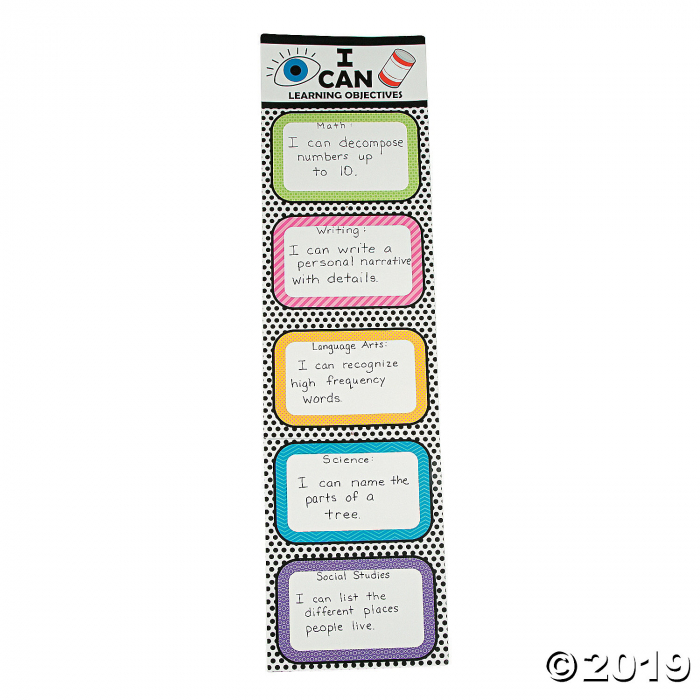 Learning Objectives Dry Erase Chart (1 Piece(s))