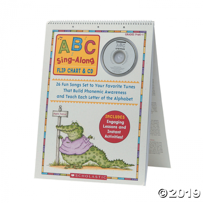 ABC Sing Along Flip Chart & CD (1 Piece(s))