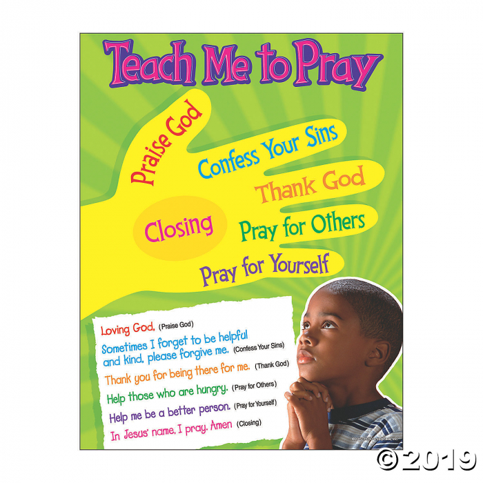 Teach Me to Pray Learning Chart (1 Piece(s))