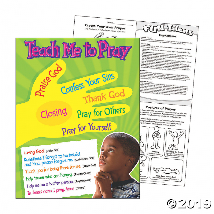 Teach Me to Pray Learning Chart (1 Piece(s))