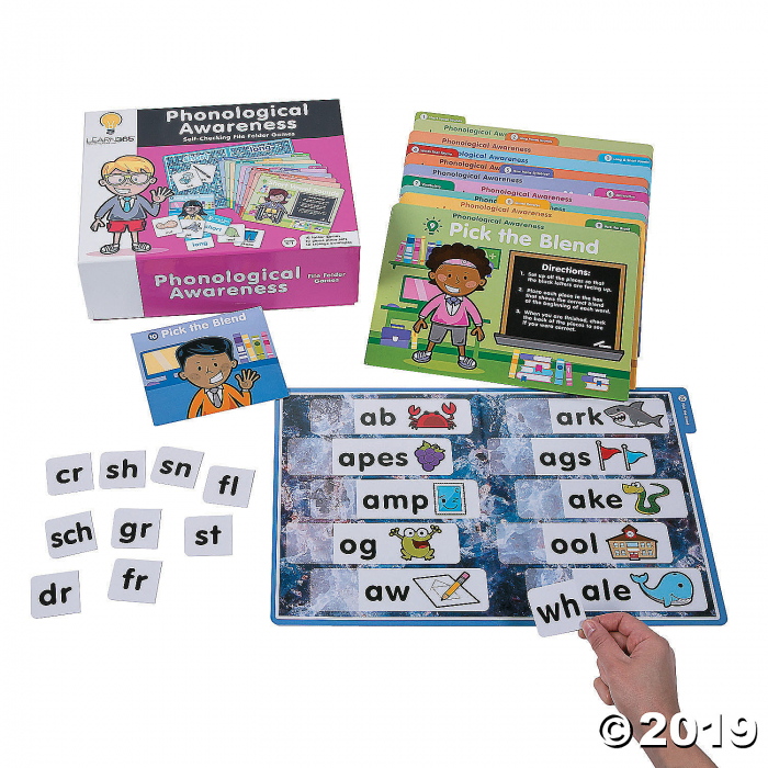 Phonological Awareness File Folder Games (1 Set(s))