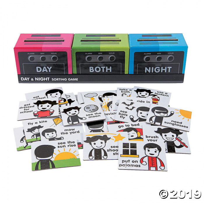 Day vs. Night Sorting Game (1 Set(s)) | GlowUniverse.com 
