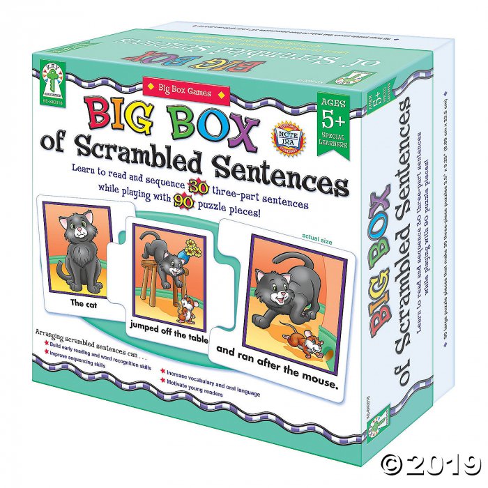 Big Box of Scrambled Sentences Puzzles (1 Piece(s))