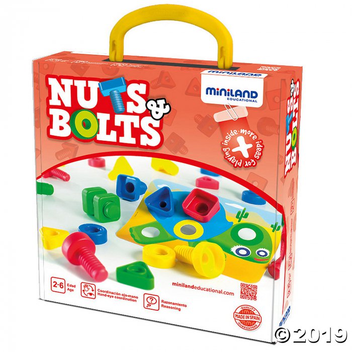 Nuts & Bolts School Activity Set, 24-Piece Set (1 Set(s))