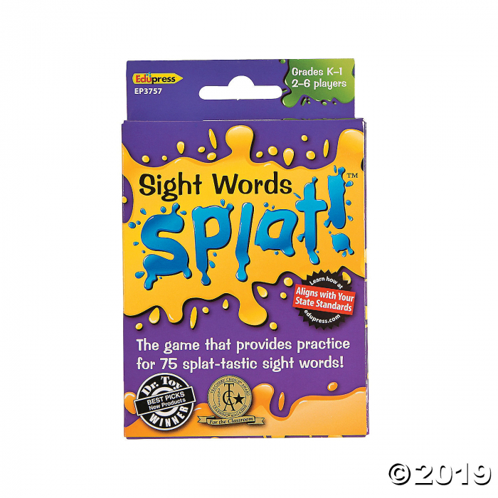 Edupress® Sight Word Splat Game Grades K-1 (1 Set(s))
