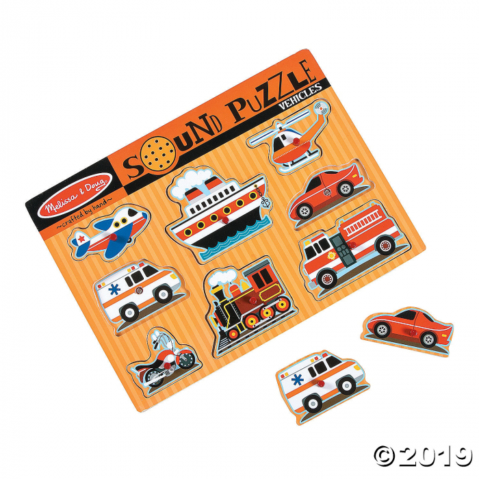 Melissa & Doug® Vehicles Sound Puzzle (1 Set(s))