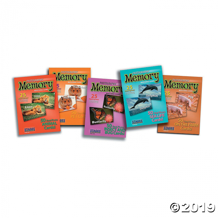 Animal Memory Game Card Set, 250 cards (1 Set(s)) Animal Memory Game Card Set, 250 cards (1 Set(s))
