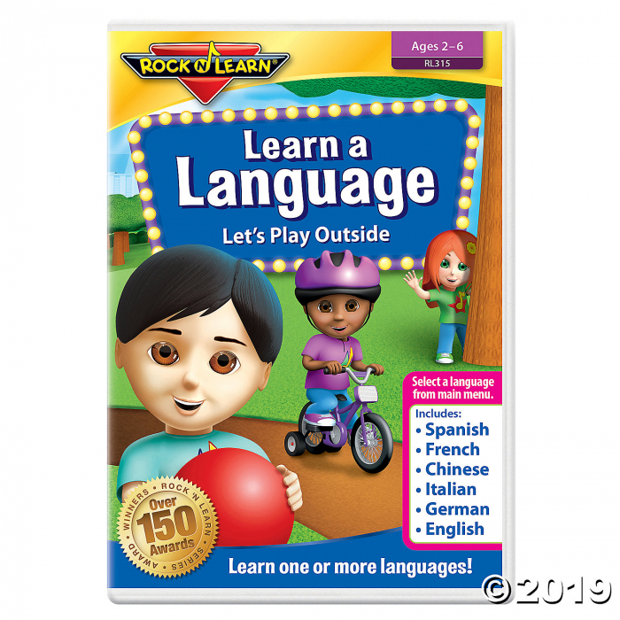 Rock 'N Learn® Learn a Language DVD, Let's Play Outside (1 Piece(s)) Rock 'N Learn® Learn a Language DVD, Let's Play Outside (1 Piece(s))