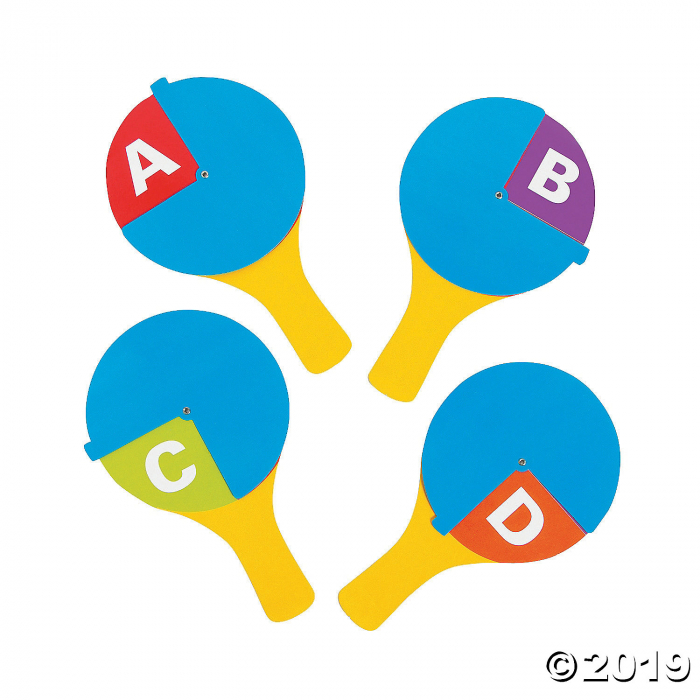 Classroom Answer Paddles (Per Dozen)