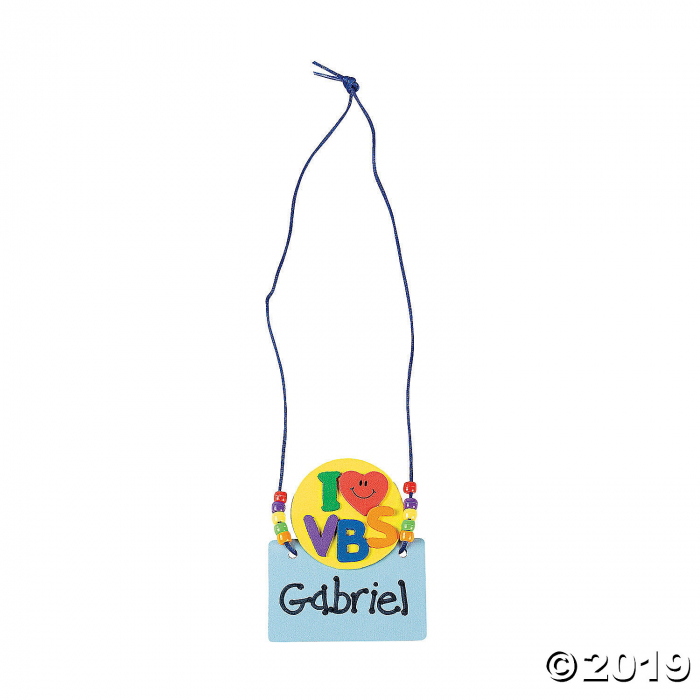 I Love VBS Name Tag Craft Kit (Makes 12)