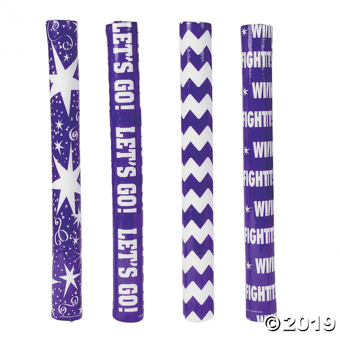 Purple Spirit Light-Up Batons (4 Piece(s))