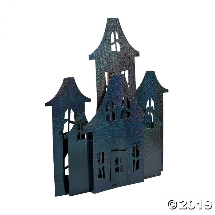 Prismatic Dimensional Haunted House Decoration (1 Piece(s))