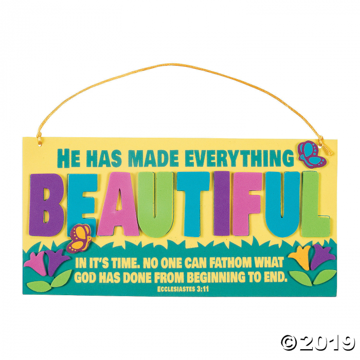 God Makes Everything Beautiful Craft Kit (Makes 12)