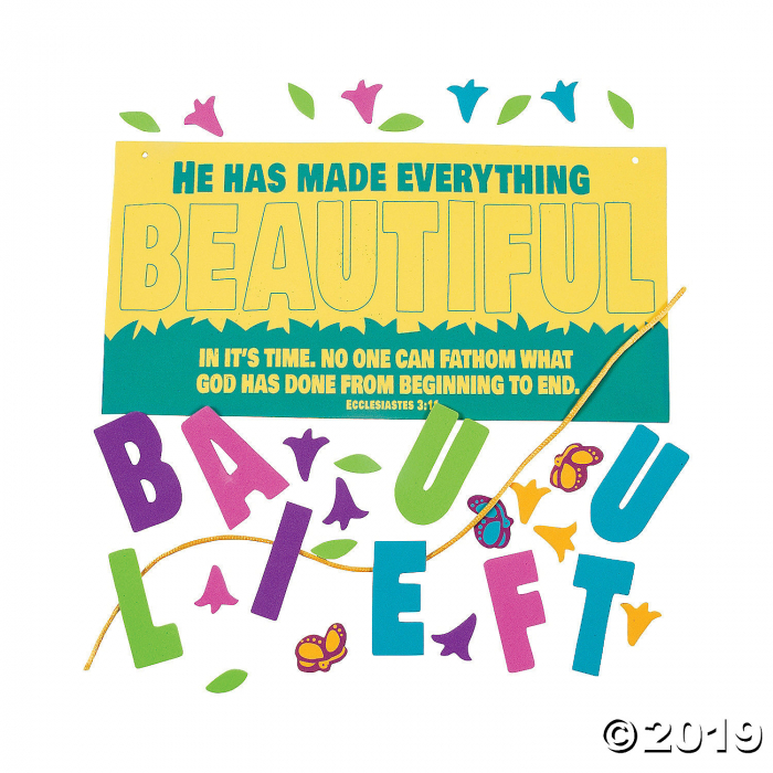 God Makes Everything Beautiful Craft Kit (Makes 12)