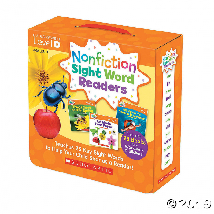 Nonfiction Sight Word Readers - Parent Pack: Level D, Qty 25 (1 Set(s ...