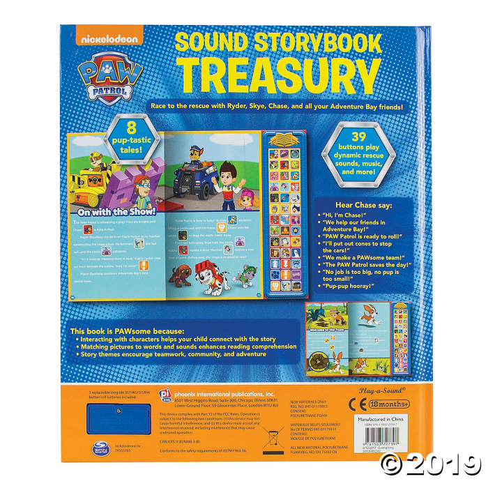 Sound Storybook Treasury: Paw Patrol (1 Piece(s))