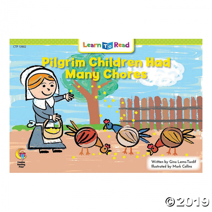 Learn To Read: Pilgrim Children Had Many Chores - Qty 6 (6 Piece(s))