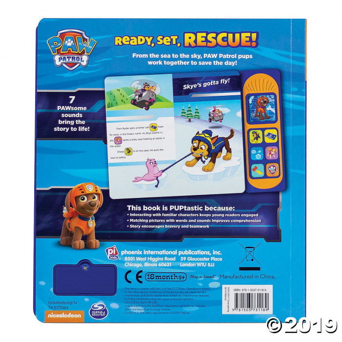 Little Sound Book - Paw Patrol: Ready, Set, Rescue (2 Piece(s))