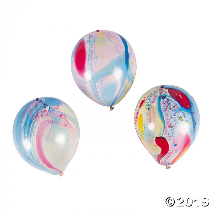 illooms® LED Balloons Marble Light-Up 9" Latex Balloons (5 Piece(s))