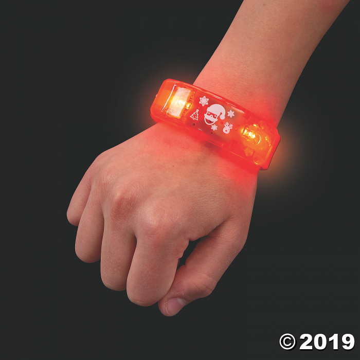 Christmas Light-Up Bracelets (Per Dozen)