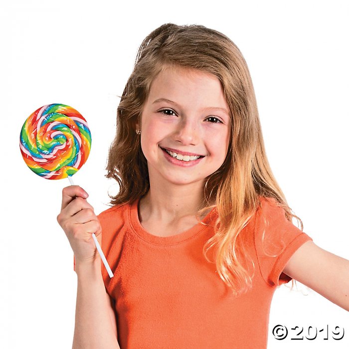 Jumbo Swirl Lollipops (6 Piece(s))
