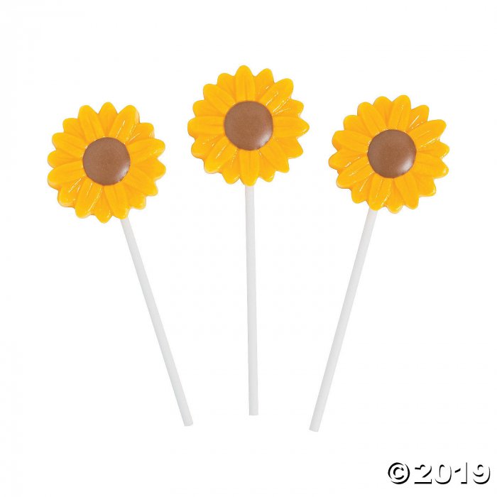 Sunflower Lollipops (Per Dozen)