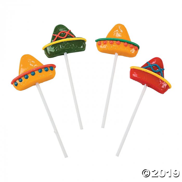 Sombrero Lollipops (Per Dozen)