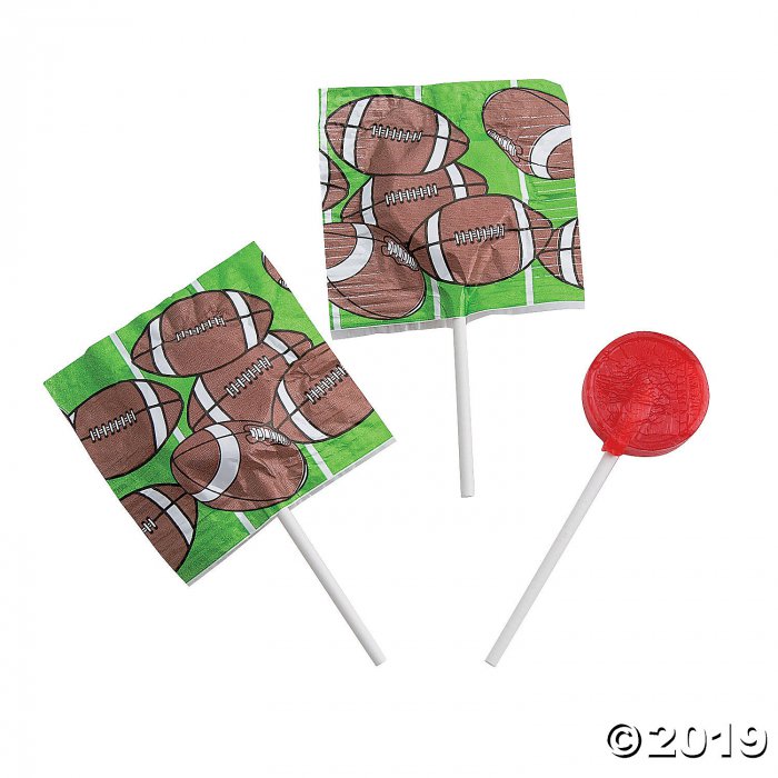 Football Printed Lollipops (55 Piece(s))