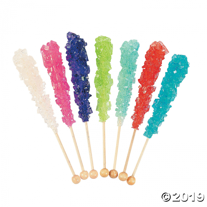 Crystal Rock Candy Lollipops (Per Dozen)