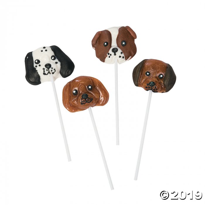 Dog-Shaped Lollipops (Per Dozen)