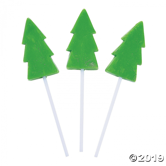 Christmas Tree Lollipops (24 Piece(s))
