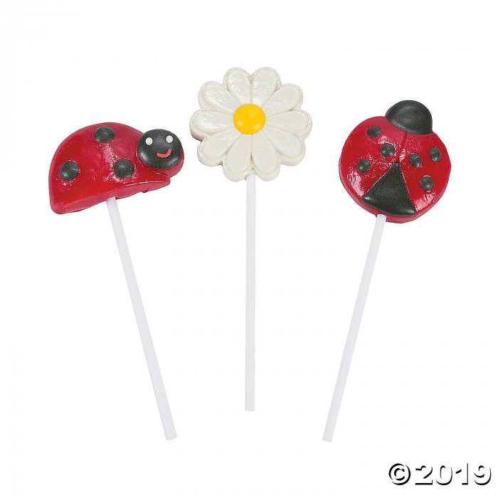 Little Ladybug Character Lollipops (Per Dozen)