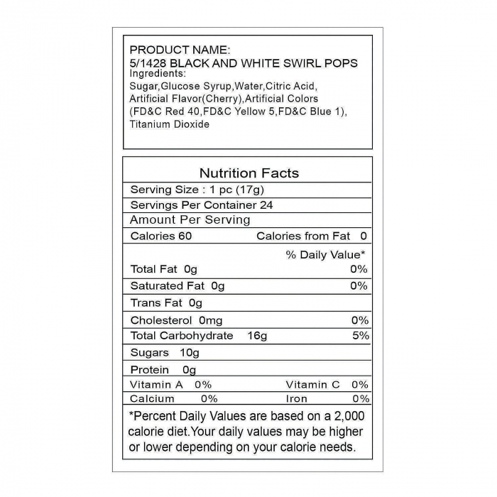 Black Custom Photo Swirl Lollipops (24 Piece(s))