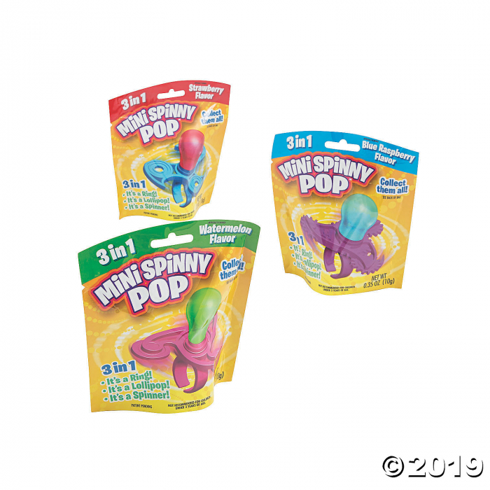 Mini Spinny Pops (Per Dozen)