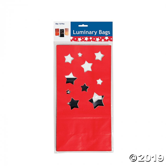 USA Star Luminary Bags (Per Dozen)