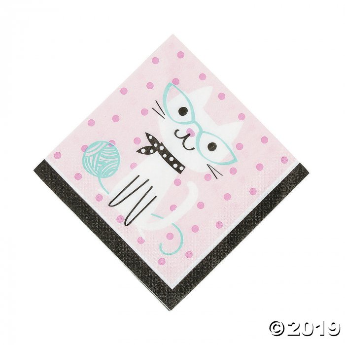 Purr-Fect Birthday Party Luncheon Napkins (16 Piece(s))