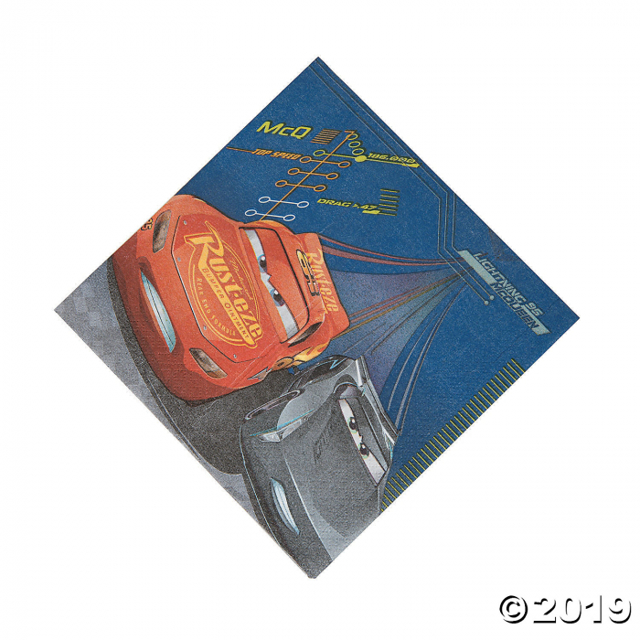 Cars 3 Luncheon Napkins (16 Piece(s)) Cars 3 Luncheon Napkins (16 Piece(s))