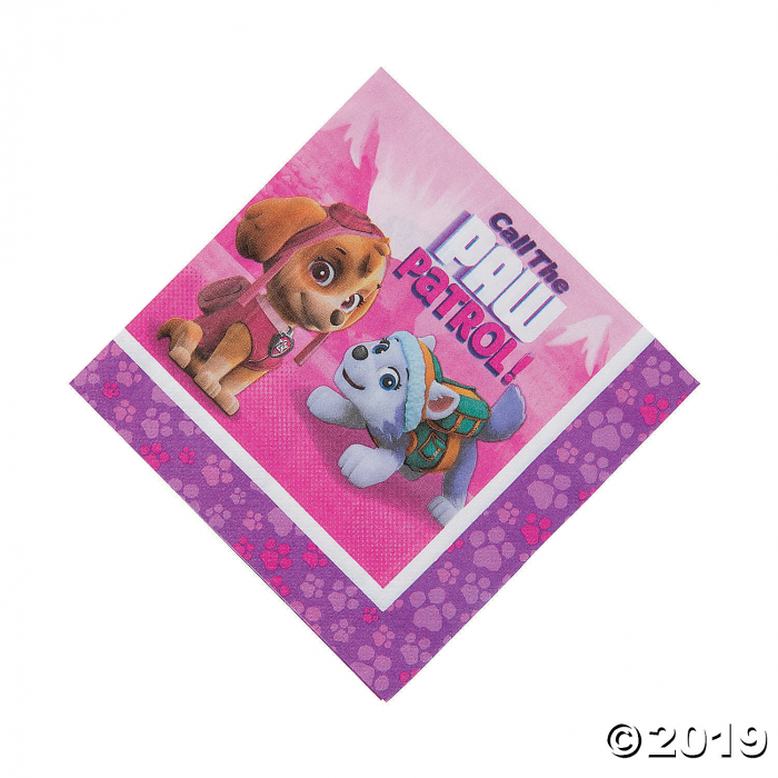 Pink & Purple Paw Patrol Luncheon Napkins (16 Piece(s))