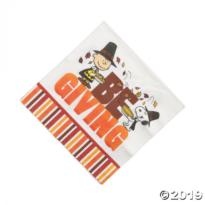 Peanuts® Thanksgiving Luncheon Napkins (16 Piece(s))