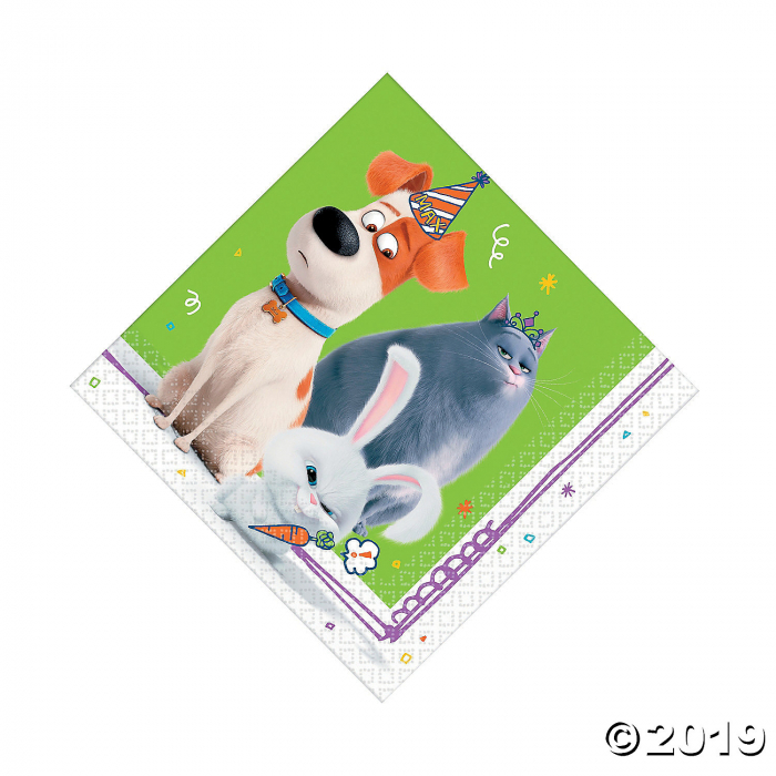 The Secret Life of Pets 2 Luncheon Napkins (16 Piece(s)) The Secret Life of Pets 2 Luncheon Napkins (16 Piece(s))