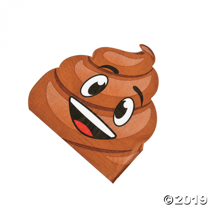 Poop Emoji Luncheon Napkins (16 Piece(s))