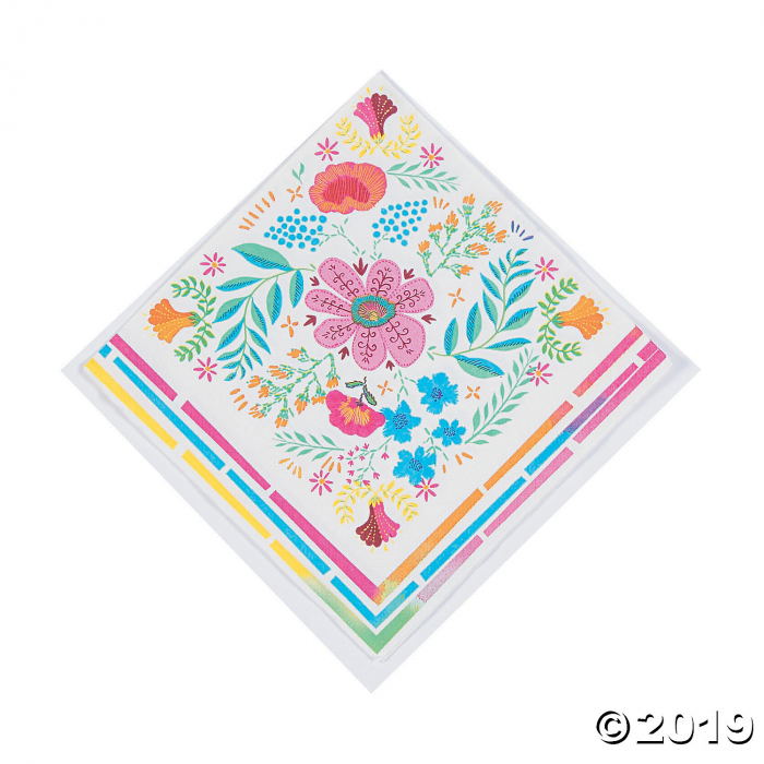 Boho Floral Luncheon Napkins (20 Piece(s))