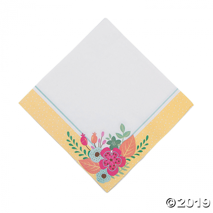Floral Tea Party Luncheon Napkins (16 Piece(s))