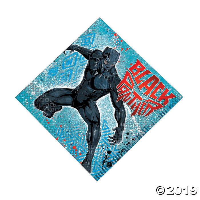 Marvel Black Panther Luncheon Napkins (16 Piece(s)) Marvel Black Panther Luncheon Napkins (16 Piece(s))
