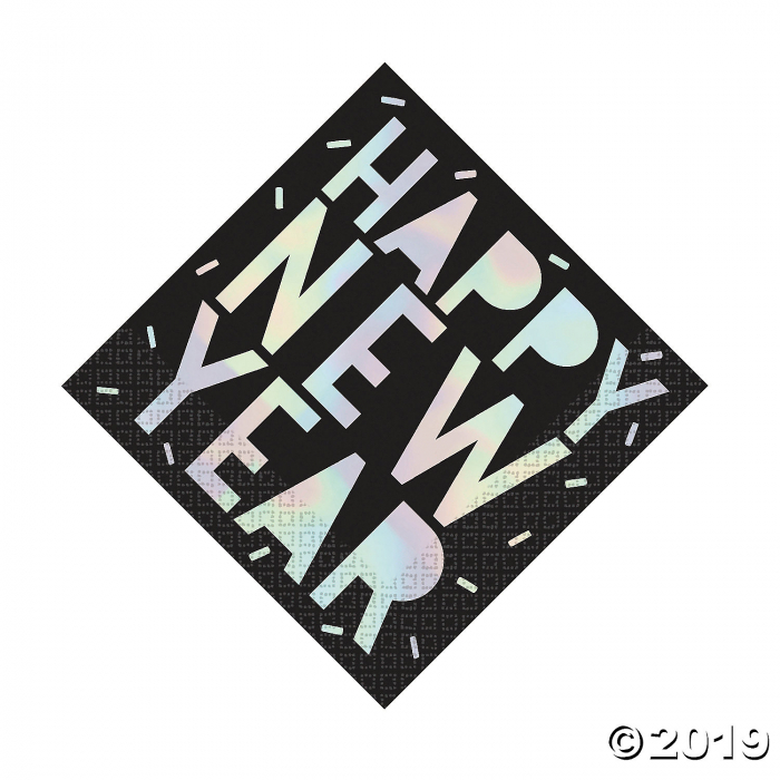 New Year's Eve Disco Ball Drop Luncheon Napkins (16 Piece(s))