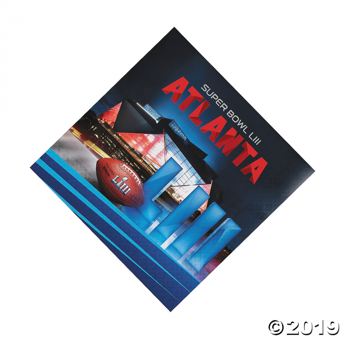 NFL® Super Bowl LIII Luncheon Napkins (16 Piece(s)) NFL® Super Bowl LIII Luncheon Napkins (16 Piece(s))