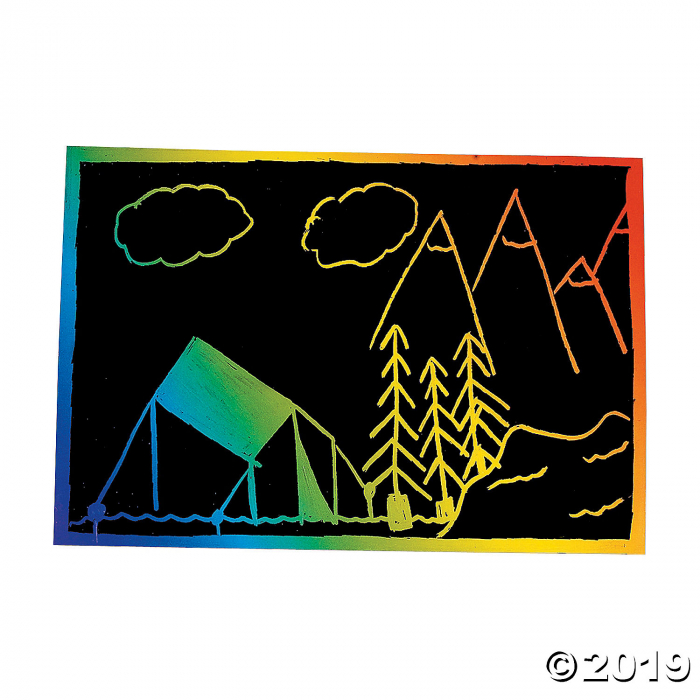 Magic Color Scratch Postcards (Makes 50)