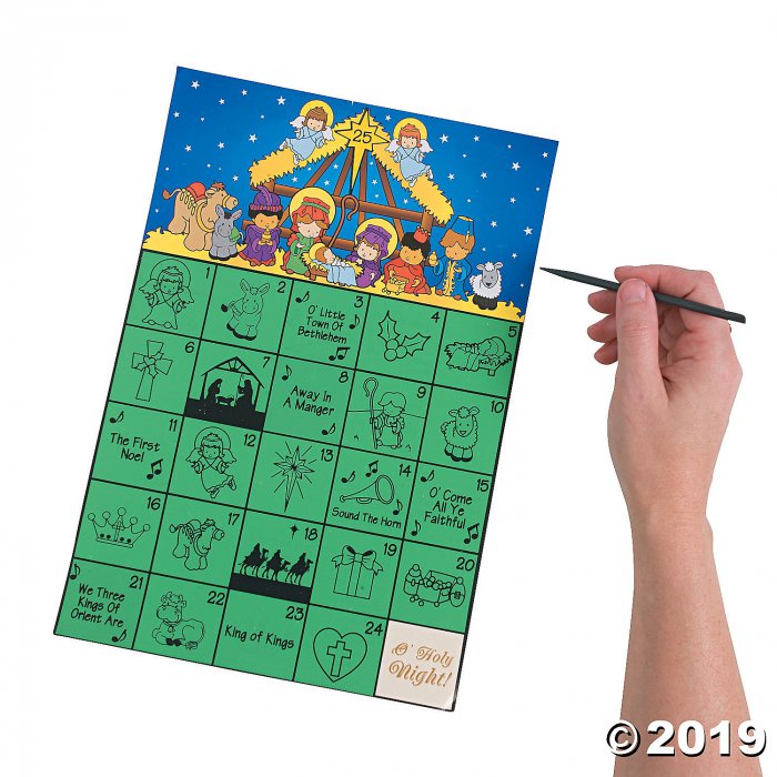 Scratch N Reveal Advent Calendars (Per Dozen)