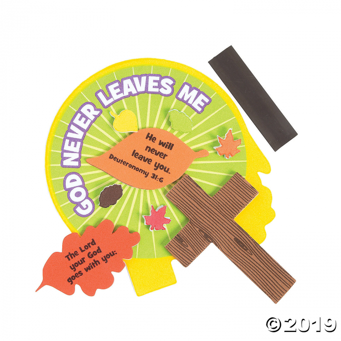 God Never Leaves Me Magnet Craft Kit (Makes 12)